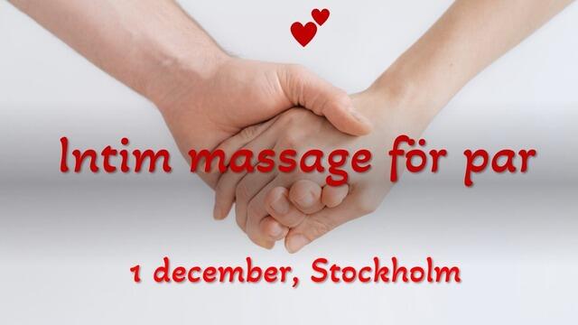 Boka Intim massage för par - Stockholm