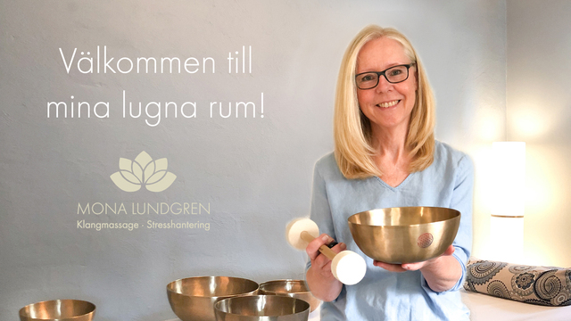 Boka Mona Lundgren Klangmassage och Stresshantering