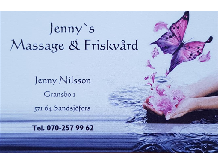 Boka Hos Jennys Massage I Sandsjöfors På